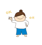 Rough outline family（個別スタンプ：8）