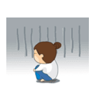 Rough outline family（個別スタンプ：9）