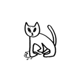 礼儀正しいシュールな動物たち（個別スタンプ：39）