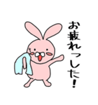 ボルダリングうさぎ（個別スタンプ：3）