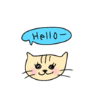 まいにちのあいさつにつかってね♪（個別スタンプ：1）