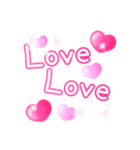 【Love】ハートのラブラブスタンプ（個別スタンプ：17）