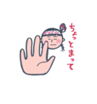 LOCO DD インディアン少女（個別スタンプ：8）