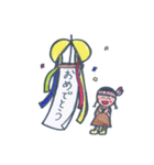 LOCO DD インディアン少女（個別スタンプ：13）