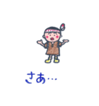 LOCO DD インディアン少女（個別スタンプ：24）