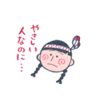 LOCO DD インディアン少女（個別スタンプ：27）