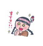 LOCO DD インディアン少女（個別スタンプ：29）