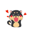 茶柴と黒柴（個別スタンプ：6）