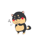 茶柴と黒柴（個別スタンプ：20）