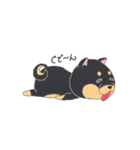 茶柴と黒柴（個別スタンプ：32）
