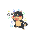 茶柴と黒柴（個別スタンプ：33）