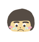Thick eyebrows girl（個別スタンプ：8）
