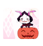 Lovely Halloween Cute Lady Suit（個別スタンプ：27）