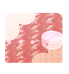 Lovely Macaron Magnolia（個別スタンプ：11）