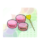 Lovely macaron fantasy ring（個別スタンプ：21）