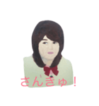 使いやすい自画像（個別スタンプ：8）