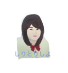 使いやすい自画像（個別スタンプ：15）