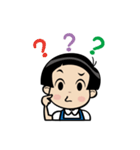 おかっぱ少女ワコちゃんスタンプ（個別スタンプ：3）