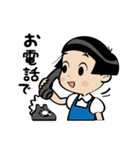 おかっぱ少女ワコちゃんスタンプ（個別スタンプ：9）