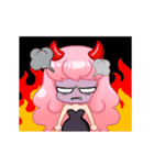 A Pink Hair Lady Yoyo Animation（個別スタンプ：14）
