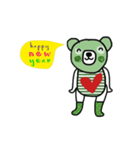 Happy Greeny Bear, Isan Language is cute（個別スタンプ：9）