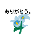 Flowers ＆ mini coments（個別スタンプ：3）