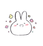 ほんわり♡うさぎ ささやかなリアクション（個別スタンプ：3）