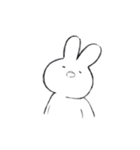 ほんわり♡うさぎ ささやかなリアクション（個別スタンプ：9）