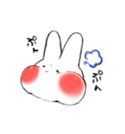 ほんわり♡うさぎ ささやかなリアクション（個別スタンプ：16）