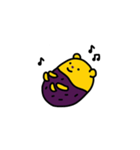 サツマイモくま（個別スタンプ：3）