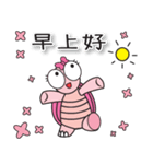 Pink Turtle : Wish you happy forever**（個別スタンプ：15）