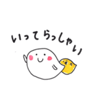 おばけとヒヨコの日常（個別スタンプ：5）