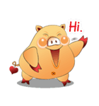 Fat pig MOO MOO（個別スタンプ：1）