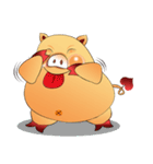 Fat pig MOO MOO（個別スタンプ：3）