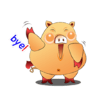 Fat pig MOO MOO（個別スタンプ：4）