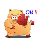 Fat pig MOO MOO（個別スタンプ：6）