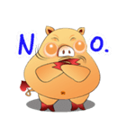 Fat pig MOO MOO（個別スタンプ：7）