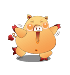Fat pig MOO MOO（個別スタンプ：10）