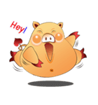 Fat pig MOO MOO（個別スタンプ：11）