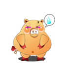 Fat pig MOO MOO（個別スタンプ：15）