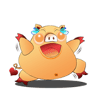 Fat pig MOO MOO（個別スタンプ：16）