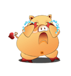 Fat pig MOO MOO（個別スタンプ：18）