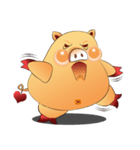 Fat pig MOO MOO（個別スタンプ：19）