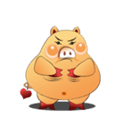 Fat pig MOO MOO（個別スタンプ：20）