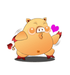 Fat pig MOO MOO（個別スタンプ：23）
