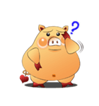 Fat pig MOO MOO（個別スタンプ：26）