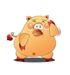 Fat pig MOO MOO（個別スタンプ：27）