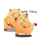 Fat pig MOO MOO（個別スタンプ：35）
