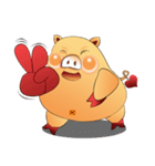Fat pig MOO MOO（個別スタンプ：39）
