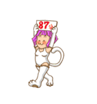 Meow girl（個別スタンプ：7）